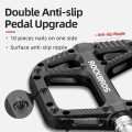 Rockbros Ultralight Seal Bearings Bicycle Bike Pedals Cycling Nylon Road BMX MTB Pedals Flat Platform Bicycle Parts Accessories